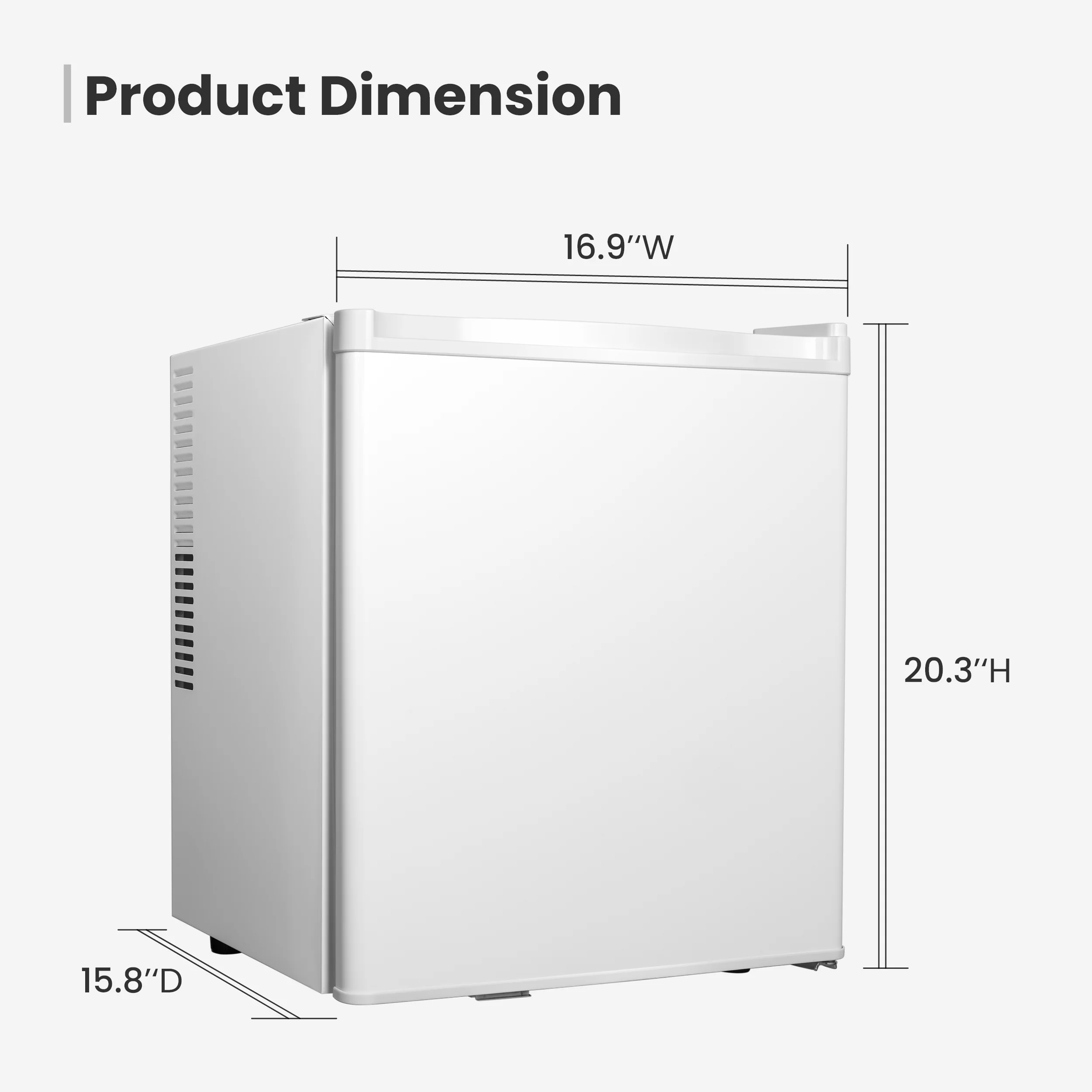 خزائن النبيذ لثلاجة مبرد النبيذ 38/70 لتر مع نظام تبريد حراري، قابل للتعديل 3-22 ° C التحكم في درجة الحرارة للمنزل #3