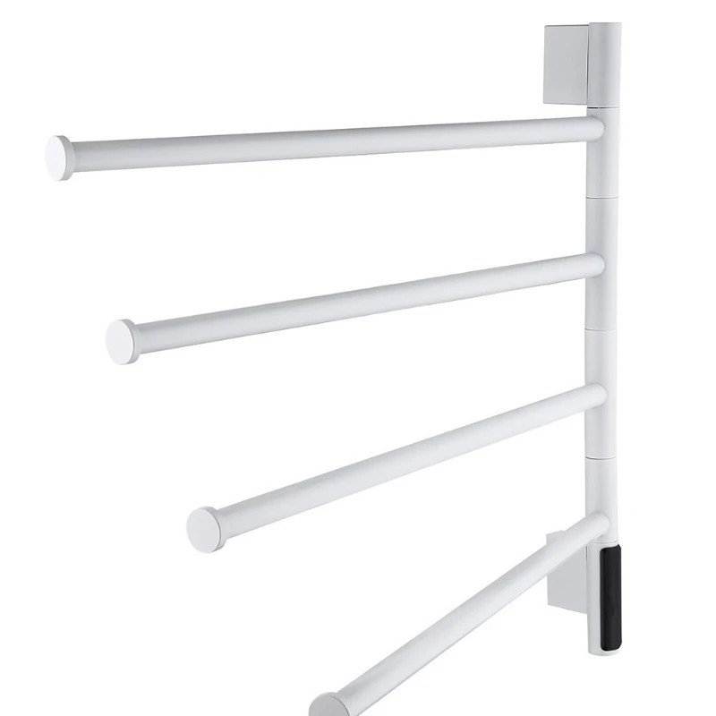 

Simple touch screen regular heating 304 stainless steel electric towel bar bathroom towel bar can be rotated