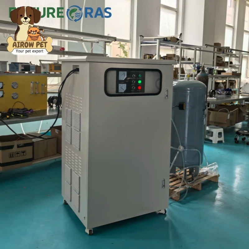 AIROW Aquaculture Ras Fish Farming Oxygenation System Concentrator Ceramic Oxygen Diffuser Fish Pond Oxygen Generator
