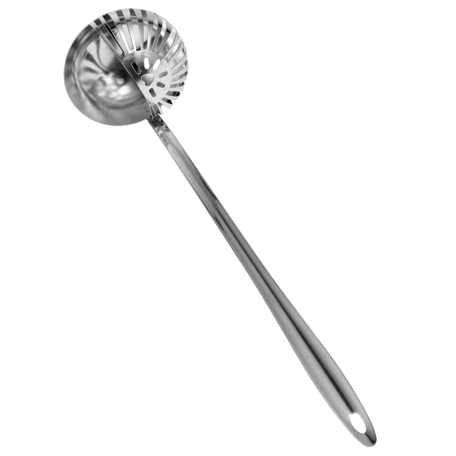 

Stainless Steel Ladle Slotted Spoon Hot Pot Multi function Filter Soup Scoop Kitchen Tableware Oil Strainer Handle