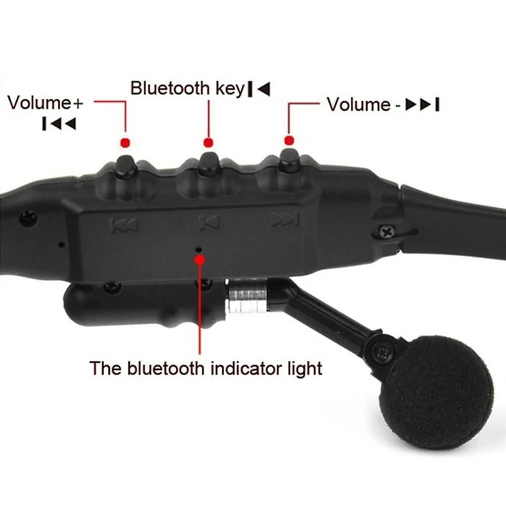 Toptrek esportes estéreo sem fio bluetooth ciclismo óculos de sol 5.0 fone telefone polarizado condução óculos de sol equitação olhos