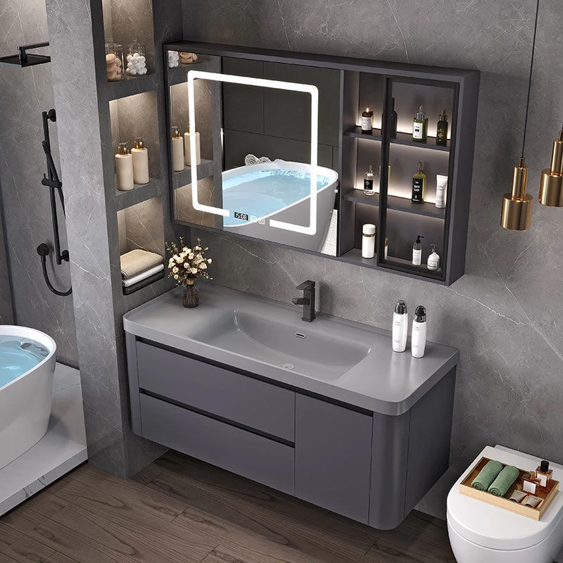 

Luxury Modern Cupboard Organizer Storage Shelves Accessories Wall Mirror Bathroom Cabinet Toilet Archivadores Home Furniture