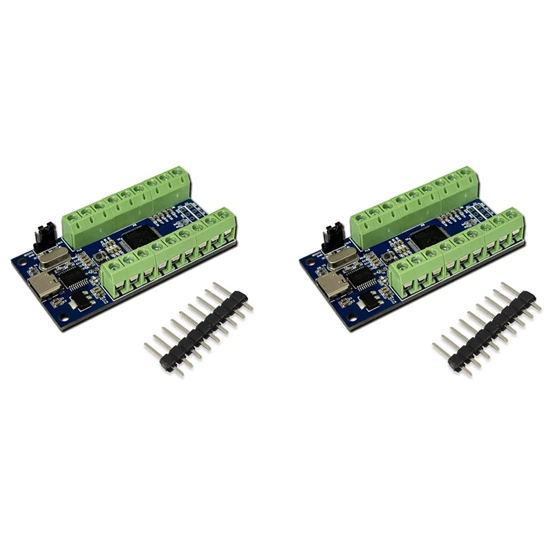 【Flash-Offre!】 2X Interface USB 16 canaux 12 bits AD échantillonnage Acquisition de données STM32 Uart Communication ADC multifonction Modu