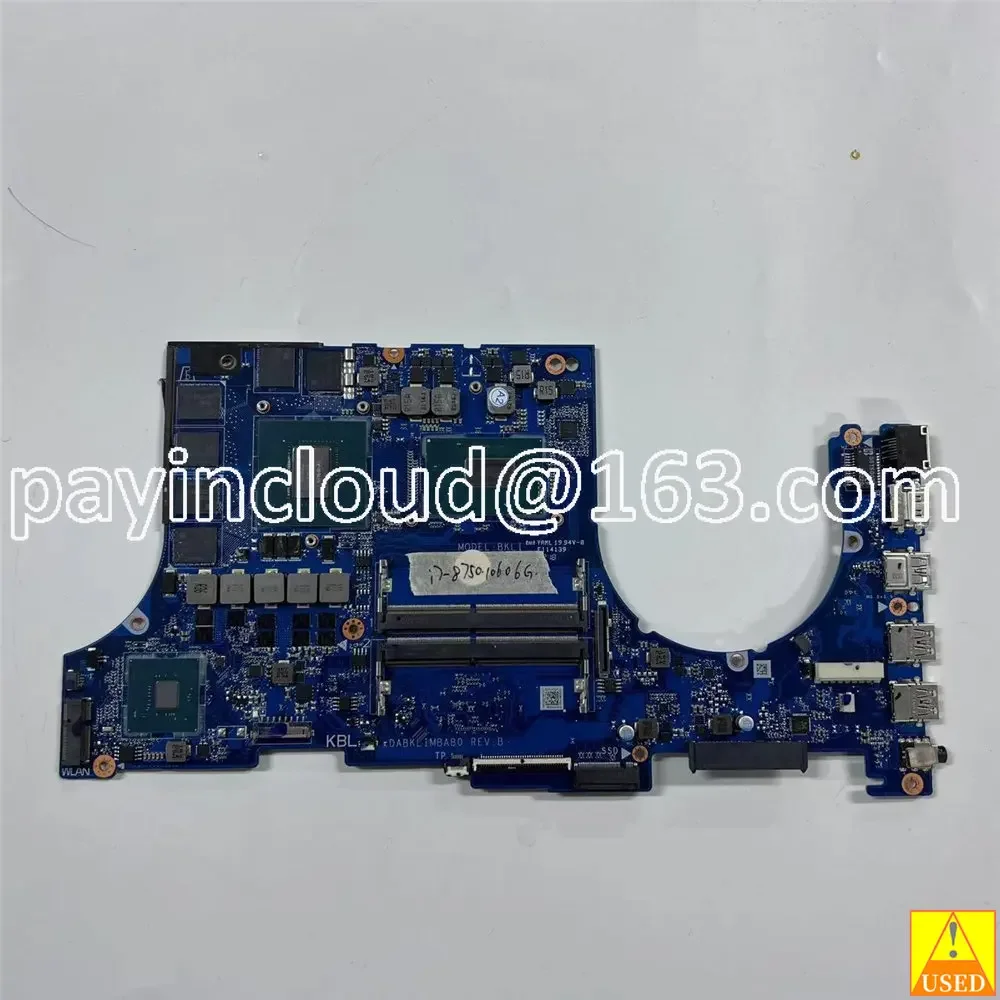 Laptop  Motherboard DABKLIMBAB0 for FX504GM I7-8750H	1060 6GB Fully Tested 100% Work