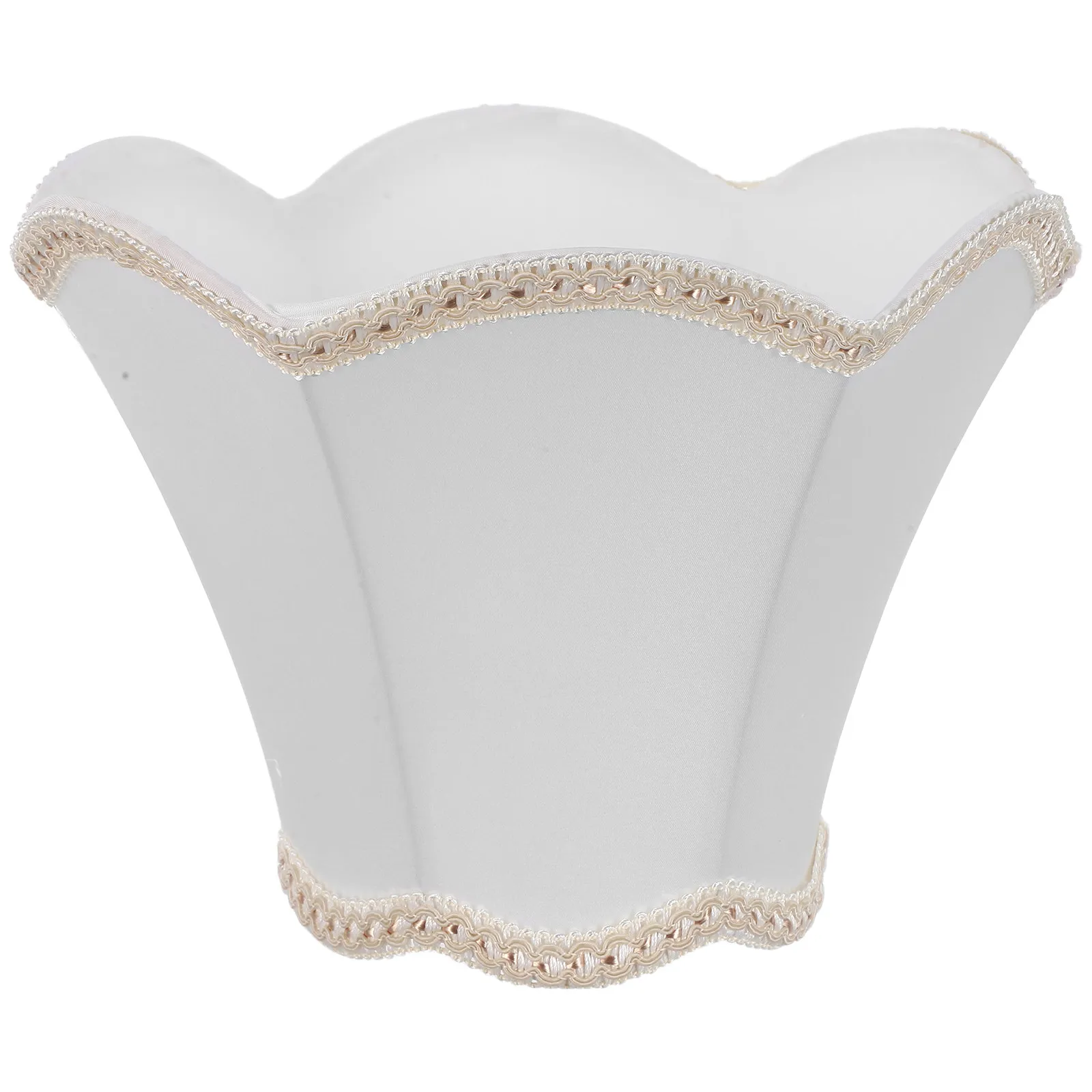 Fabric Lampshade Linen Texture Soft Light Filter Durable Cover for Bedroom Living Room Table Lamp
