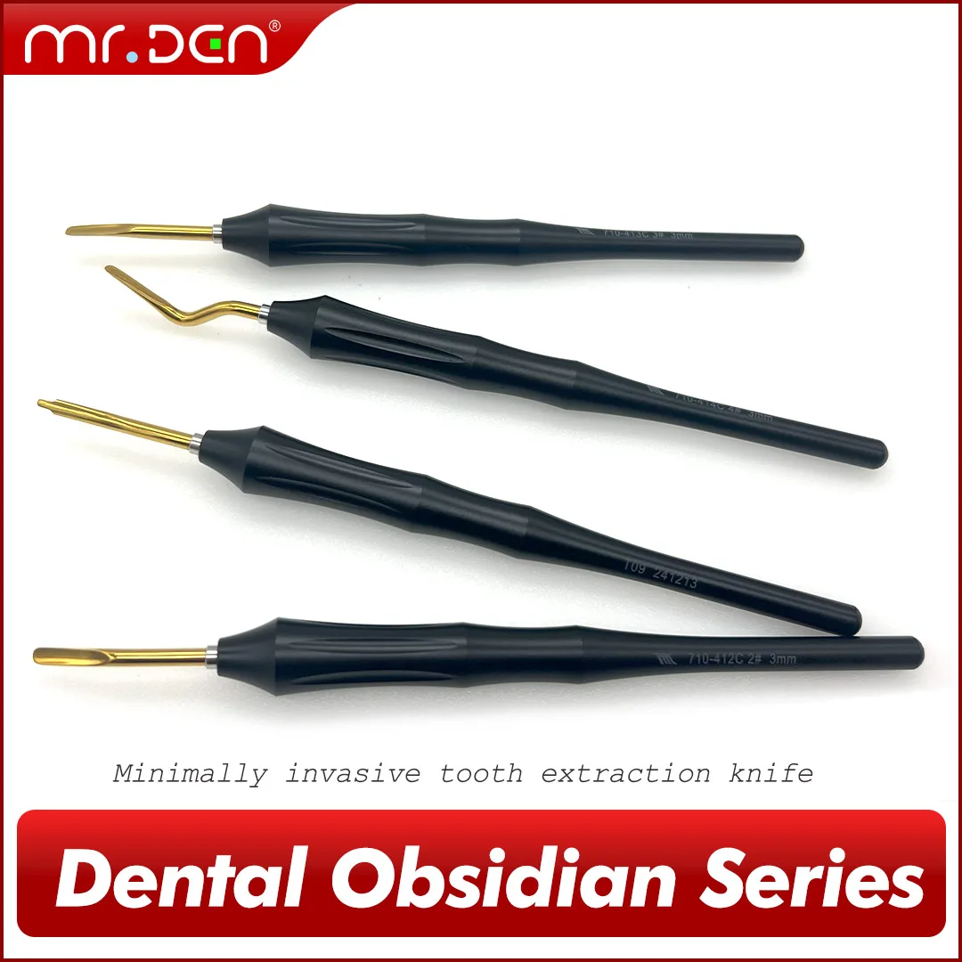 MR DEN Obsidian Series Dental Pen Tooth Extractor - Minimally Invasive Precise Tooth Removal Extraction Knife