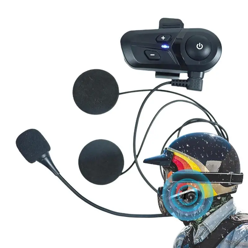 

Motorcycle Headset Wireless Headphone Motorbike Hat Speaker Two-Unit Speaker Unit Front and Rear Integrated Combination for ATV