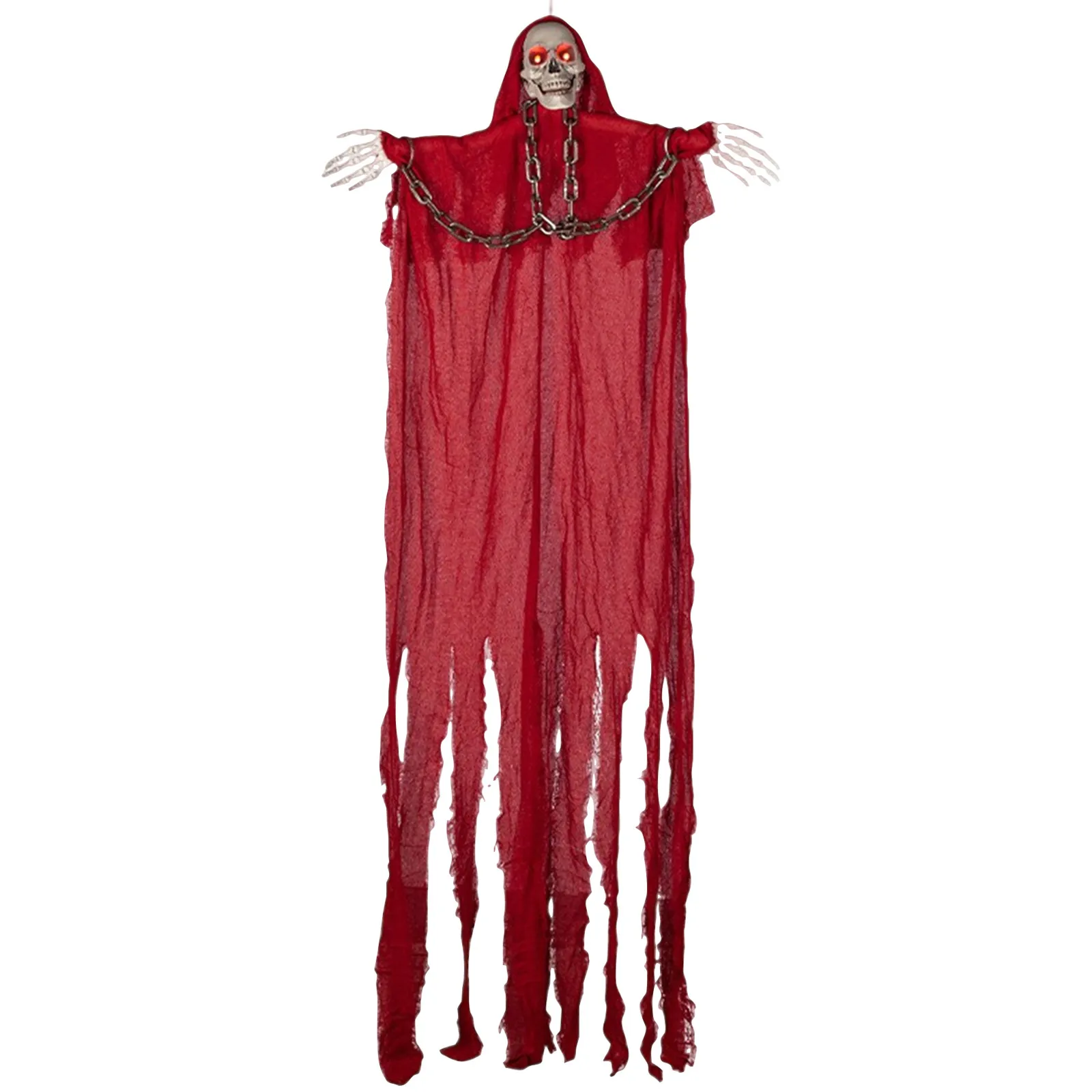 1PC Hangende Grim Reaper Skeletten Decor met Glow in Dark Waterdichte Outdoor Halloween Props voor Spookhuis Feestartikelen