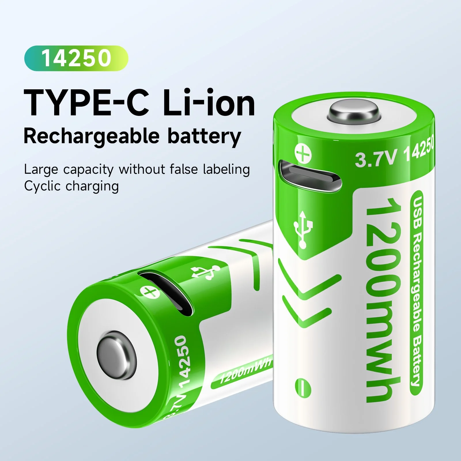 1200Mwh 14250 Lithi…