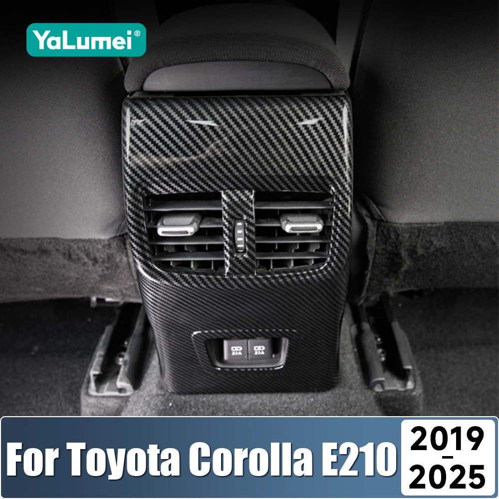 

Для Toyota Corolla E210 2019 2020 2021 2022 2023 2024 2025 Гибридный ABS автомобильный консоль заднего сиденья, розетка кондиционера, накладка