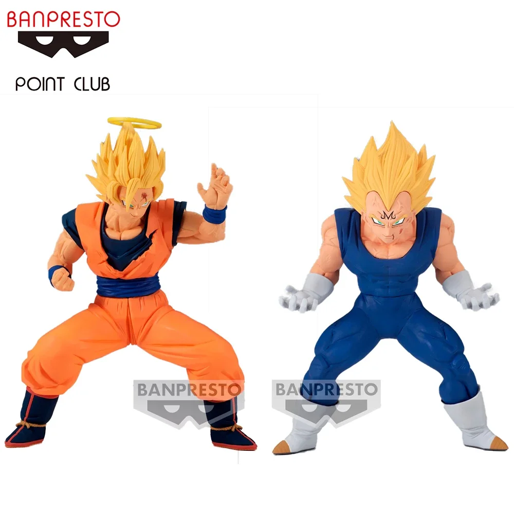 

BANPRESTO-Figurines Dragon Ball, Son Goku SSJ2 Majin, Vegeta, Match Makers, Modele Jouets, Cadeaux pour GerKids, Stocke Original