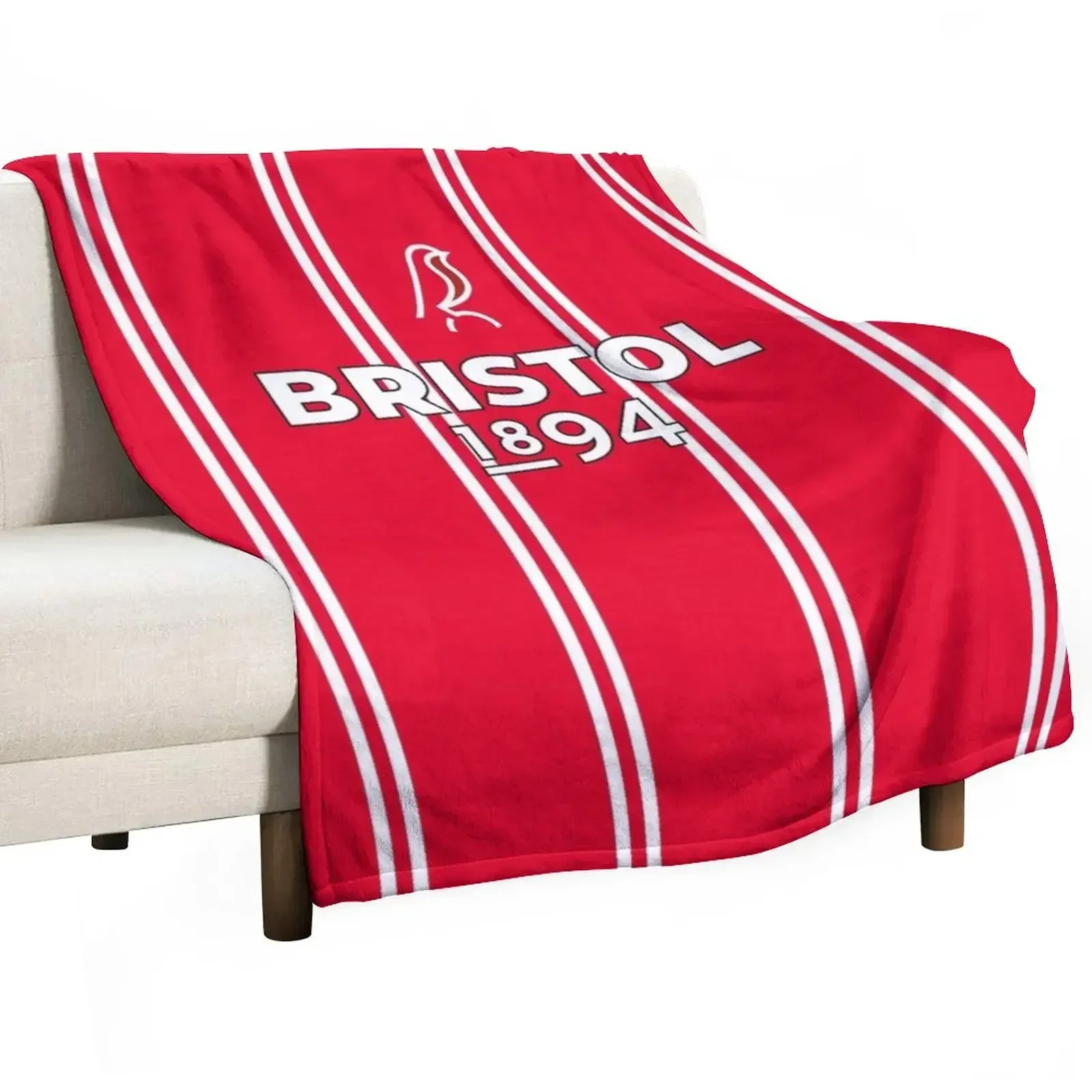 90s Inspired Bristol City Throw Blanket Furrys Decoratives Blankets