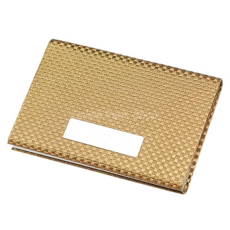 Crocodile Golden High Grade Texture Business Card Case Holder