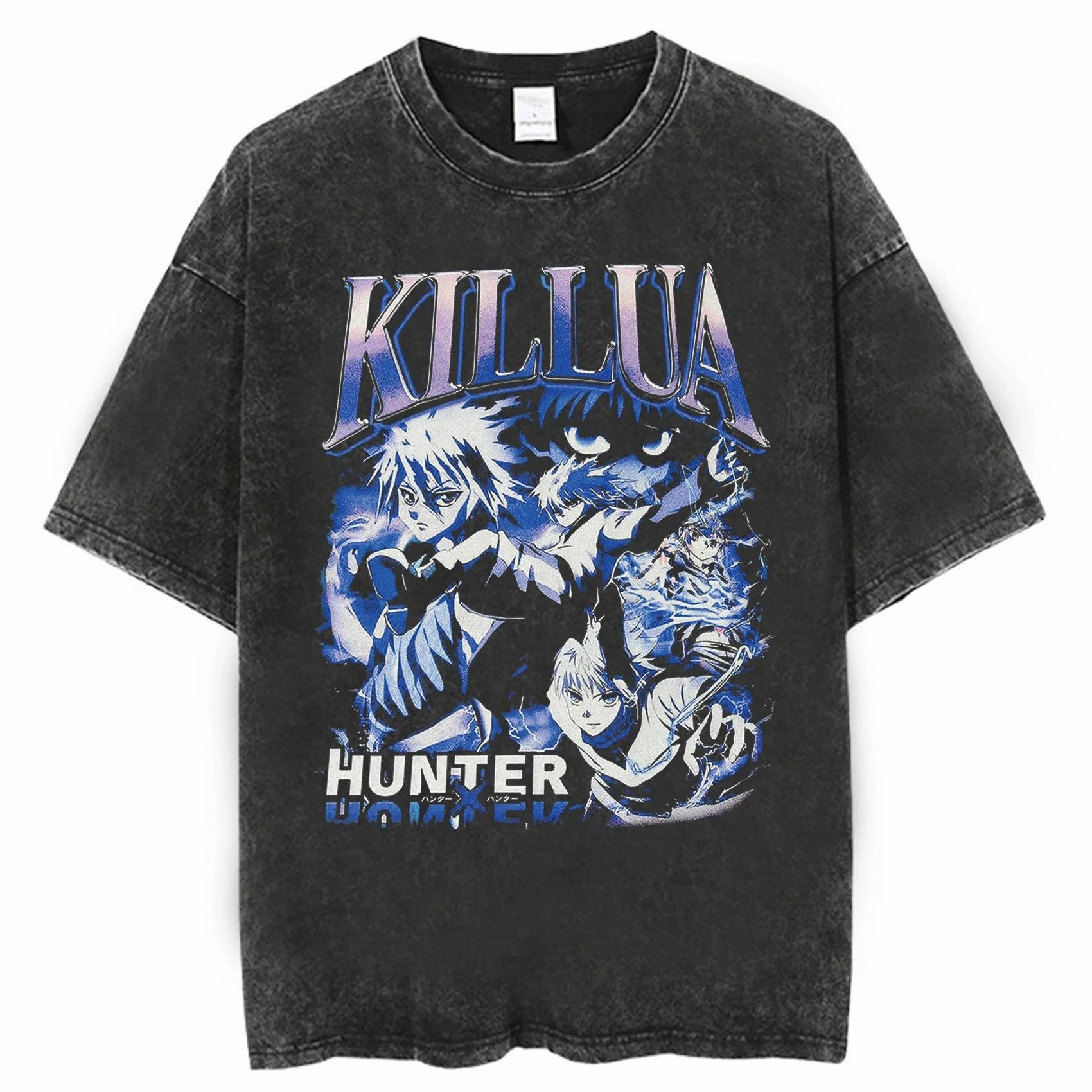 Hip-hop Oversize Water Restoring Ancient Ways Do Old Anime Short Sleeve T-shirt Hunter X Hunter