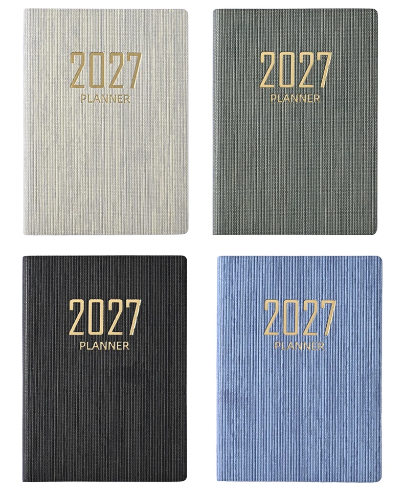 2027 A7 Mini Wochenplaner Notizbuch 128 Seiten Dünner Taschenkalender Terminplaner Tagebuch Tragbares Journal für Büro Zuhause Reisen Geschenke – Detail 5