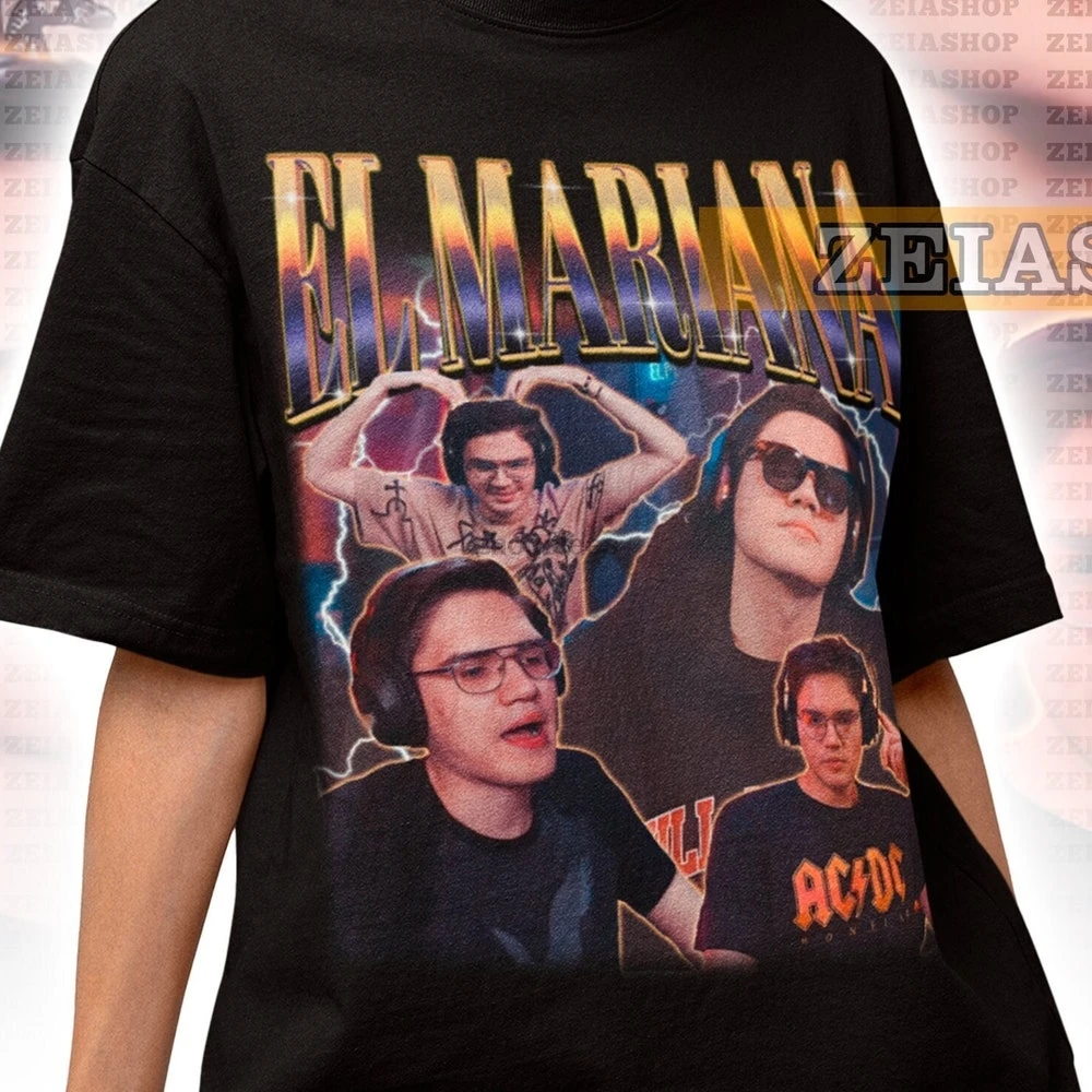 El Mariana Retro 90s Shirt El Mariana Sweatshirt El Mariana Streamer Tee El Mariana Mexican Streamer El Mariana Fan Gift