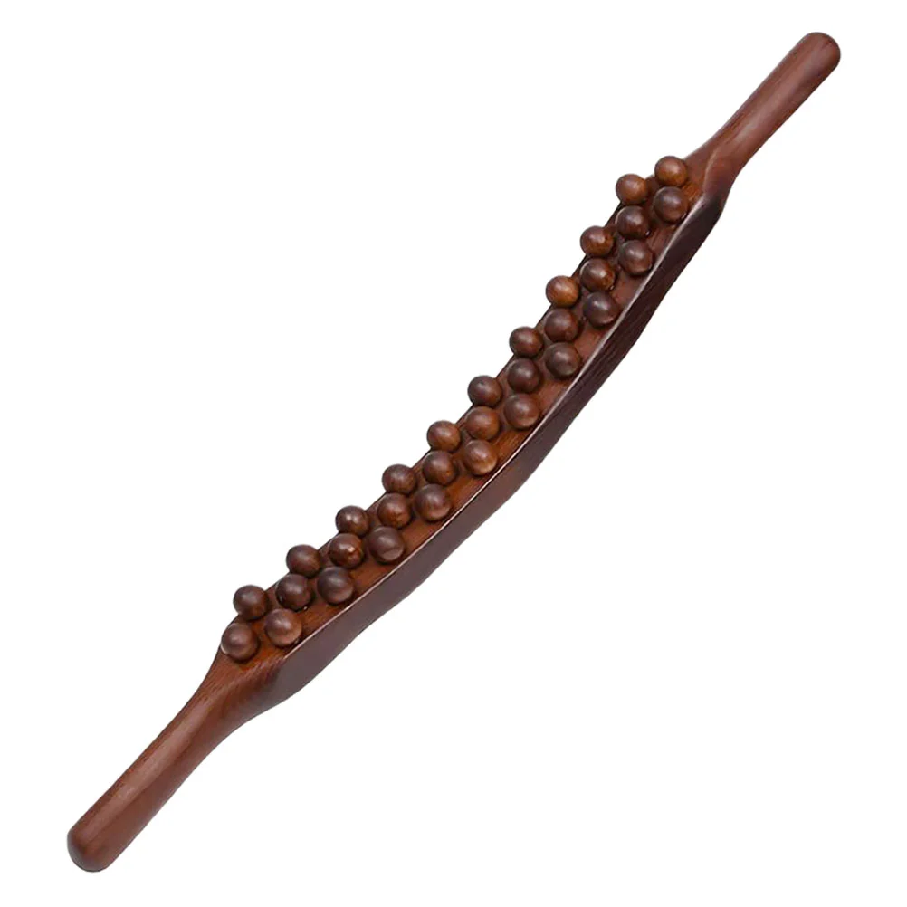 Body Massaging Stick Multi-Function Muscle Massage Stick for Body Massage Gua Sha Tool Back Massager Stick Wooden Therapy