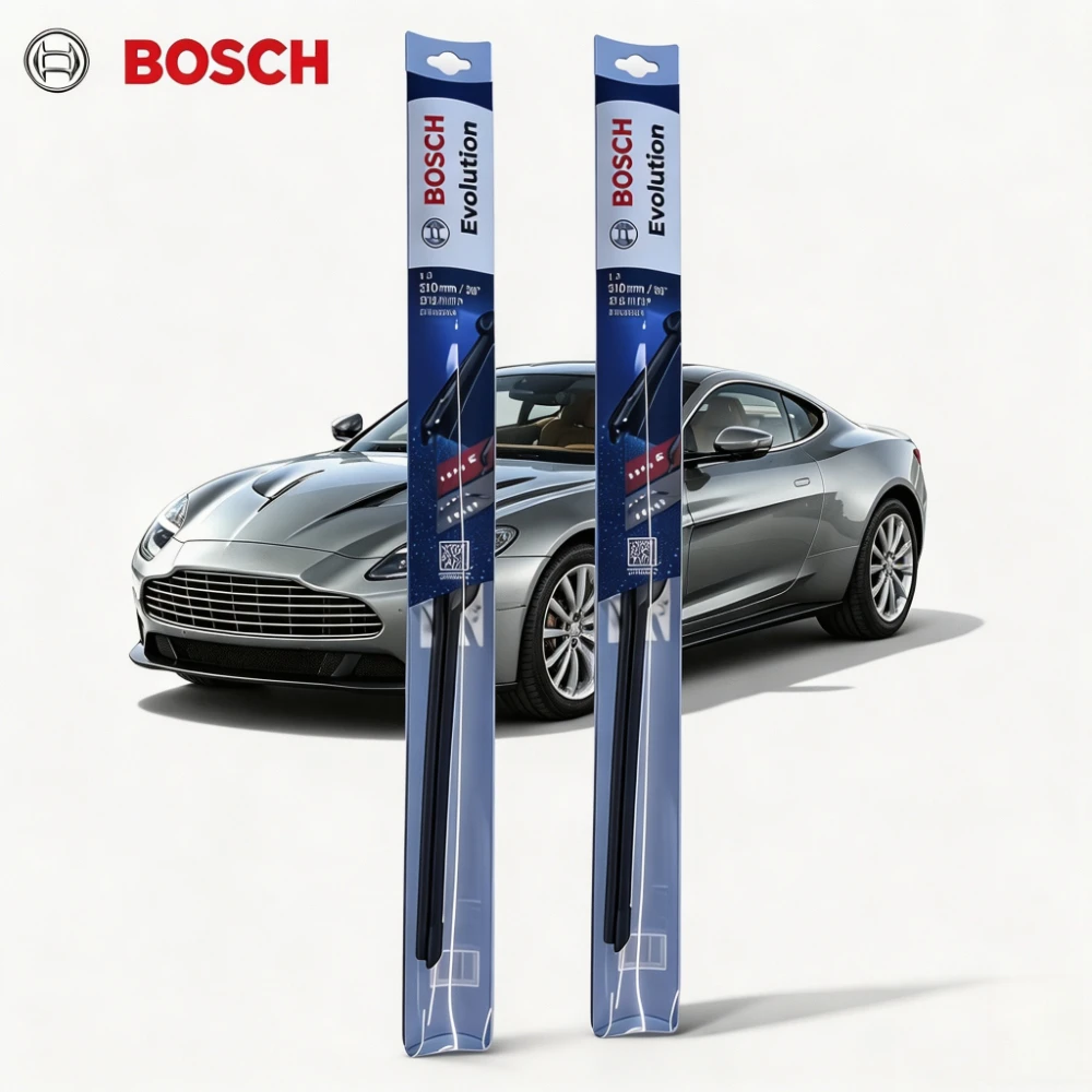 Balais d'essuie-glace Bosch Evolution pour voiture, 14-26 pouces, sans traces, silencieux, pour pare-brise avant, utilisés pour Aston Martin Vanquish, Vanquish Volante