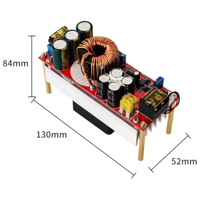 1 Set 12V-48V To 24V-72V 30A 1500W DC-DC Boost Module Electric Car Power Supply Module