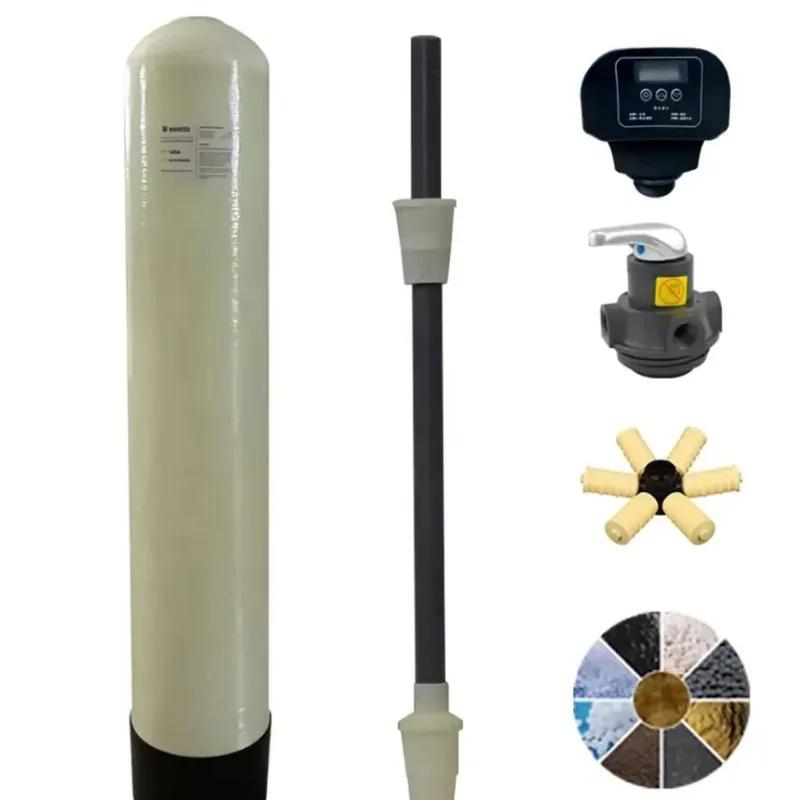 High Quality Polyglass FRP Filter Media Mineral Tank Water Softener or Filter 10"x 54" Charcoal Factory Cost