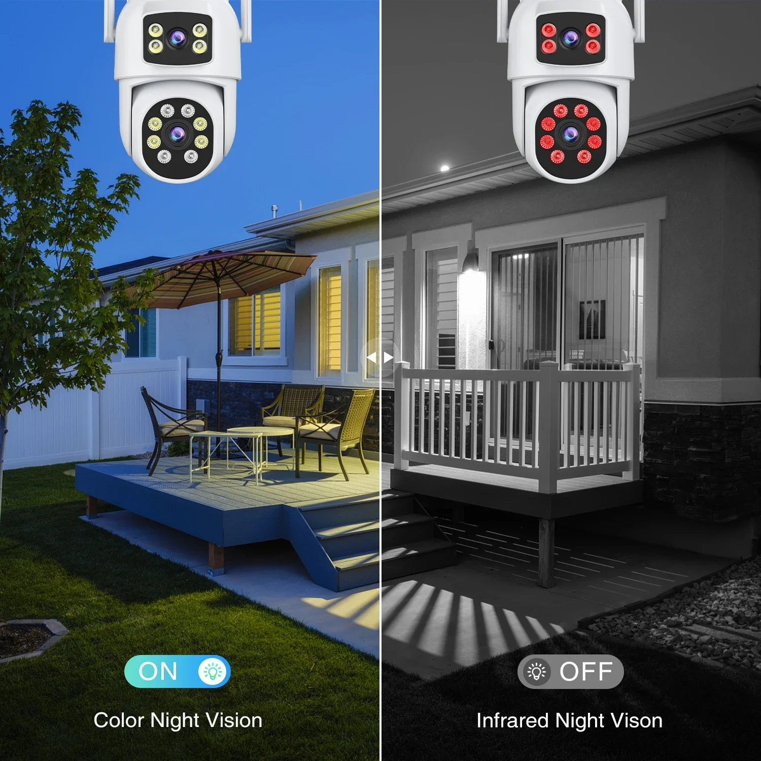 Xiaomi 10MP IP Camera CCTV Wifi Dual Lens Outdoor Auto Tracking Night Vision 5G HZ Wifi Surveillance Camera Security Protection