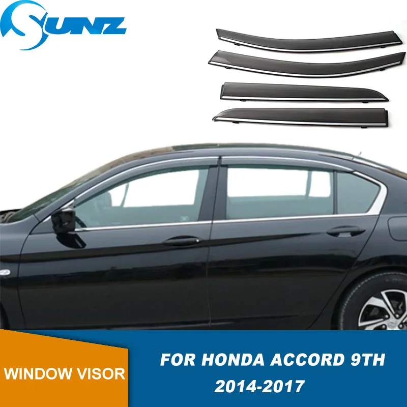 

Side Window Visor For Honda Accord 9th MK9-CR 2014 2015 2016 2017 Car Window Deflectors Weather Guard Door Visor Vent Shades