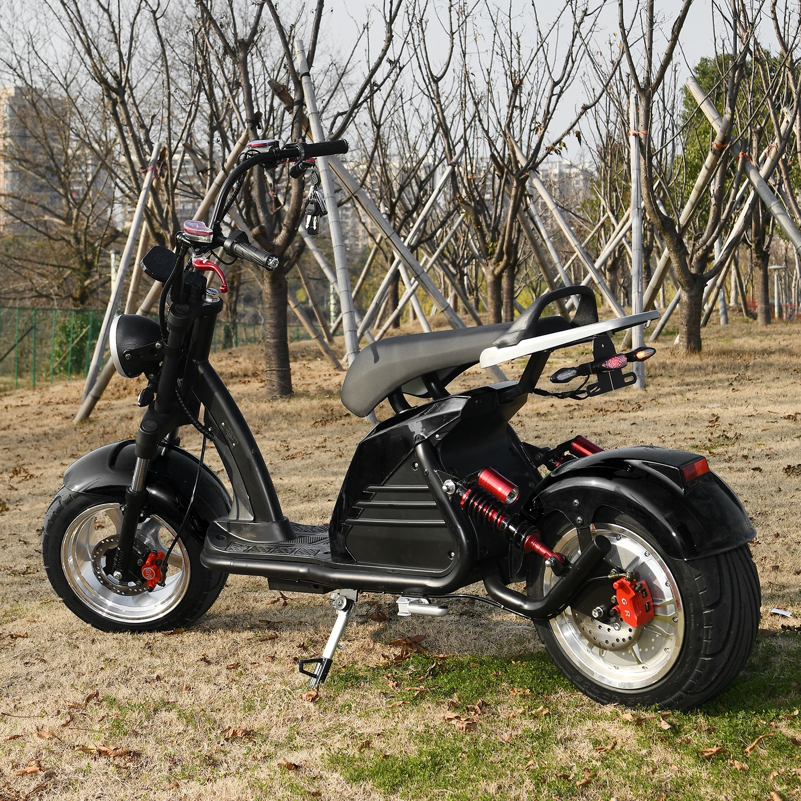 

Максимальная скорость, 44 миль/ч, 2000 Вт, мощный мотор, 2-колесный электрический скутер, электрический мотоцикл Citycoco с 18-дюймовой толстой шиной