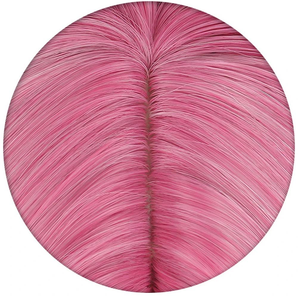 Saja Boys Romance Cosplay Wig Synthetic 40cm Deep Pink Men Hair Heat Resistant Anime Wigs