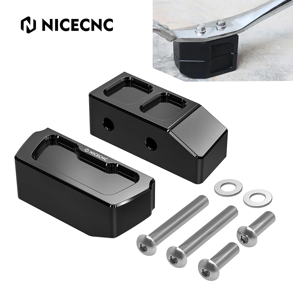 

For 2003-2019 Harley Sportster 1200 883 72 48 Forty Eight Seventy Two Roadster Iron 1200 Iron 883 Kickstand Lift Blocks 1" 2"
