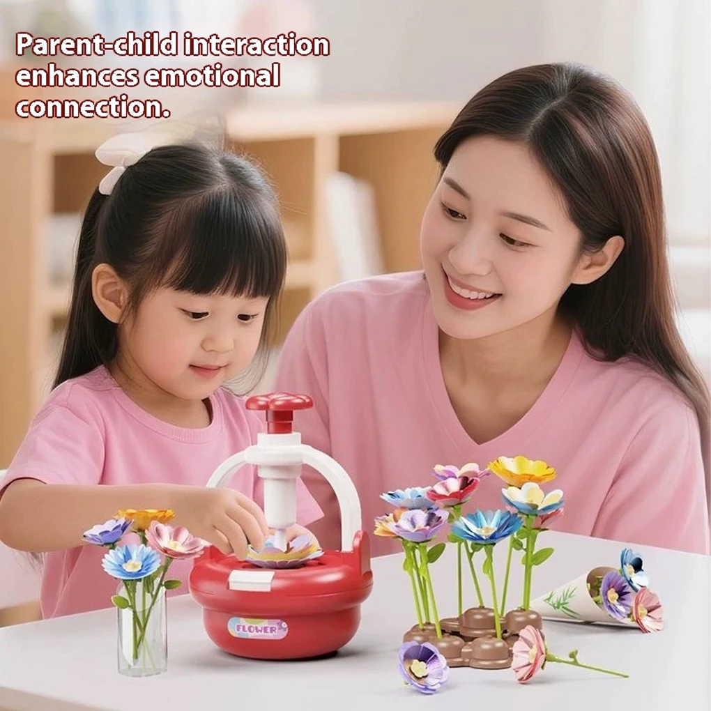 Buquê de artesanato kits buquês de flores brinquedos diy kits de artesanato brinquedos para crianças artesanal flores mercado brinquedo para crianças pai-filho brinquedo