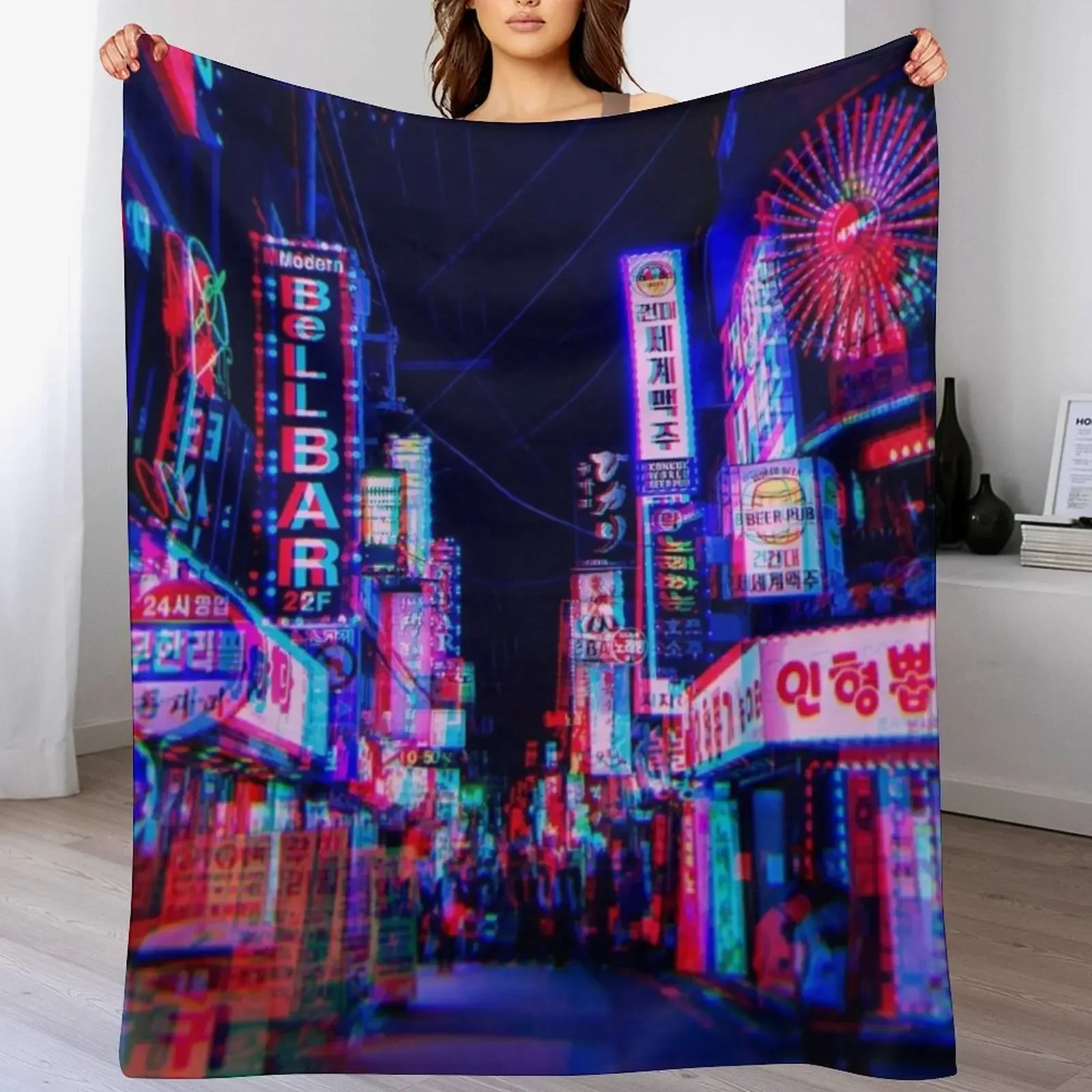 

lsd nights Throw Blanket christmas decoration Picnic bed plaid Personalized Gift Blankets