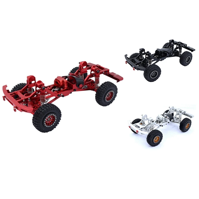 Metal Assembled Frame Chassis Kit For TRX4M TRX4-M Bronco 1/18 RC Crawler Car Upgrade Accessories ,Red