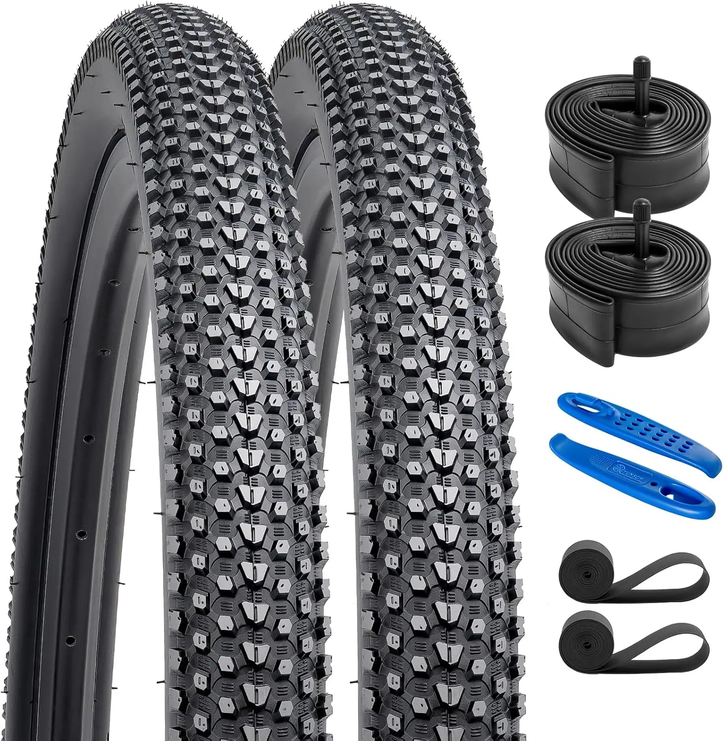 

2-Pcs 29" Mountain Bike Tires 29 x 2.10/54-622 Compatible with 29x2.0 2.10 2.125 Bicycle Tires (Y-1089)