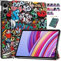 For Xiaomi Redmi Pad Pro 12.1 Case 2024 PU Leather Tri-Folding Kids Cute Stand Magnetic Cover for Redmi Pad Pro 12 1 Tablet Case