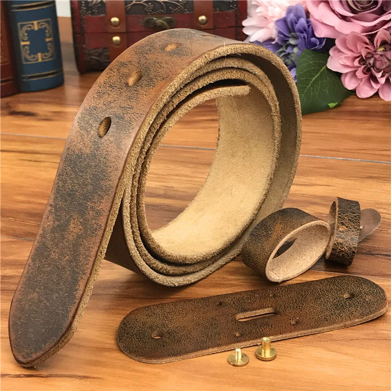 3,8 cm Top Geauine Ledergürtel ohne Schnalle Mann Gürtel Ceinture Homme Herren Ledergürtel ohne Schnallen für Männer 105-125cm sp05 – Detail 1