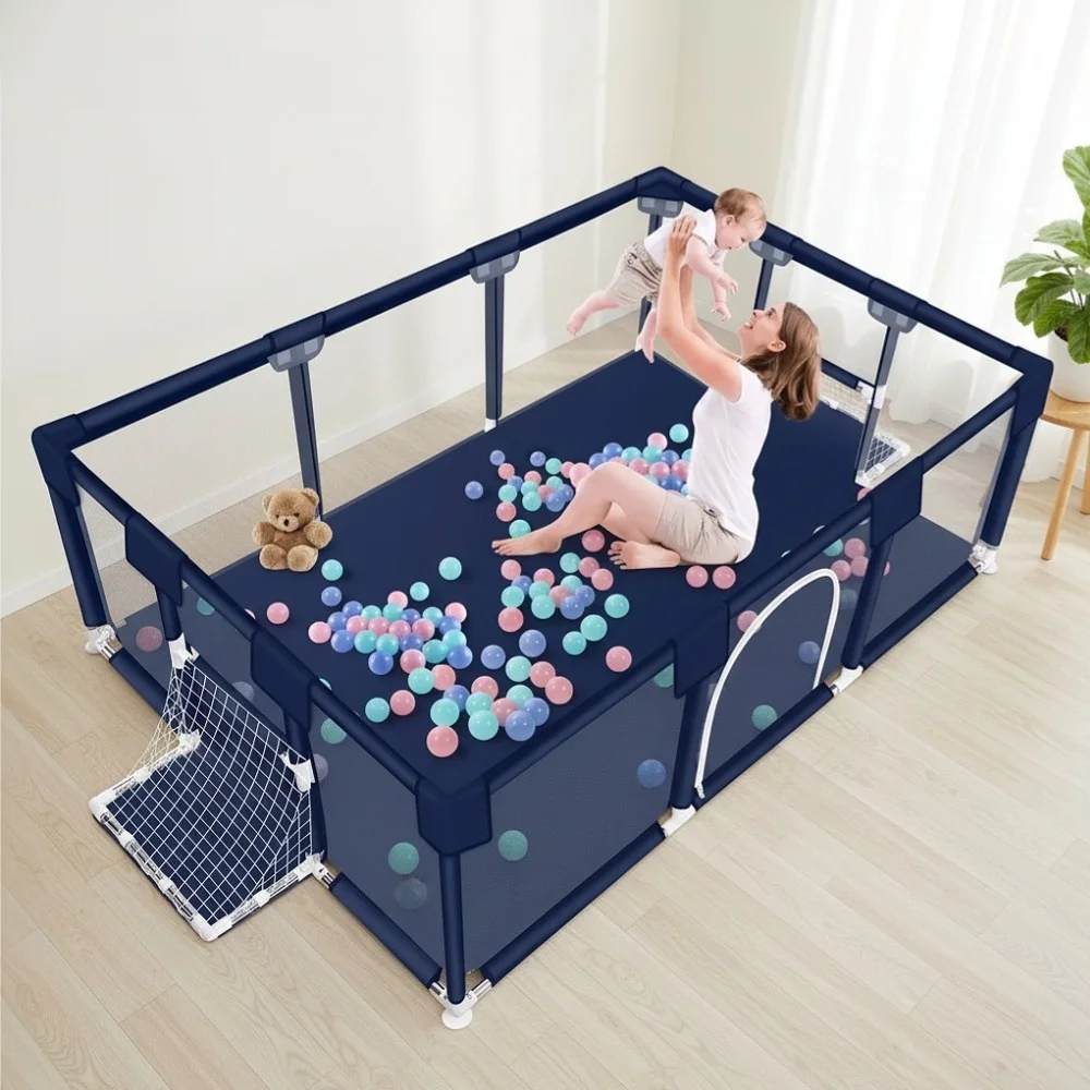 ANGDUO Baby Playpen Large Size 71 Inch Baby Fence Game Activity Play Yard For Children Multi-functional Playpen Indoor Outdoor
