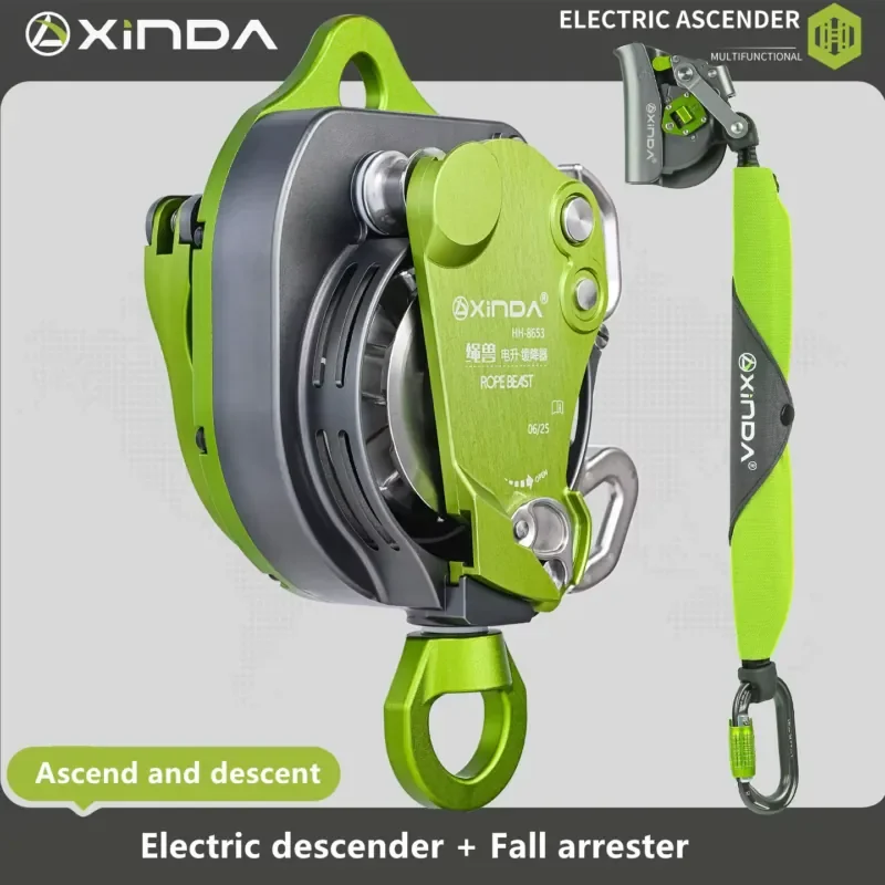 Xinda Ascender Kit Lift with Falling Arrester Set Aerial Working Equipment for rope access and outdoor