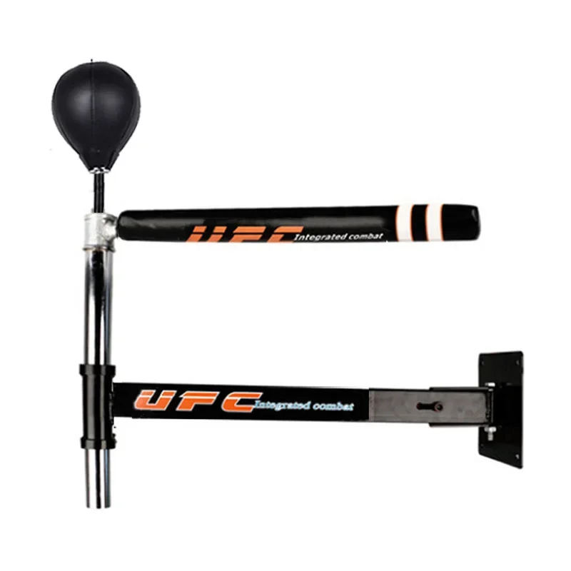 Objetivo de pared de boxeo, equipo de entrenamiento de lucha libre plegable, palo giratorio, bola de velocidad montada en la pared, objetivo defensivo dodge