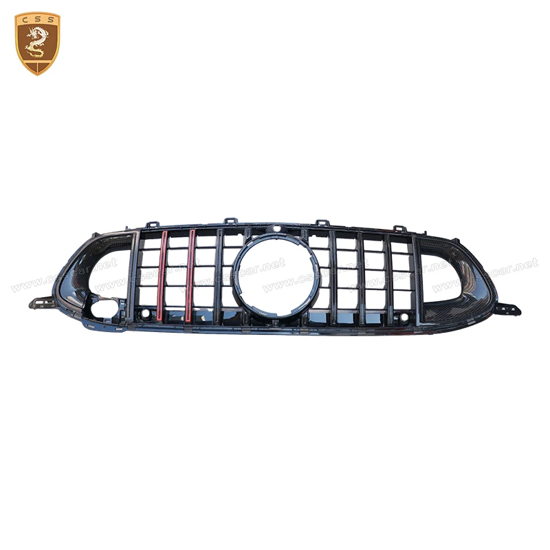 BB-RT1000 Car Center Honeycomb Mesh Grill For Benz GT50/63/53/43 Sticky Side Skirt Rear Wheel Eyebrow Arch Trim Molding Parts