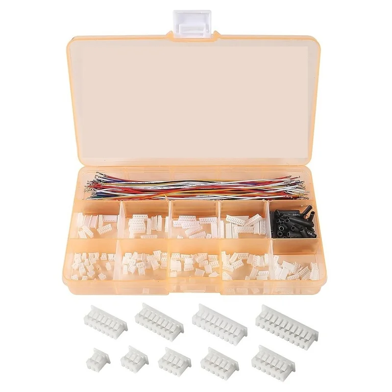 DT21 1.25mm Pitch Connectors Kit for Molex PicoBlade, 15cm Pre-Crimped Cables, JST Wiring Projects for Pixhawk APM