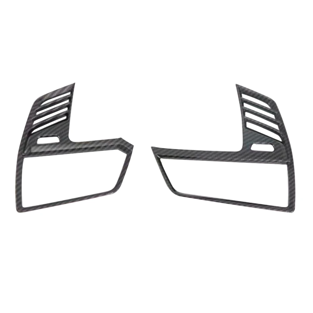 2pcs ABS Carbon Fiber Car Side Air Vent Outlet Cover for BMW X5 G05 2019 2020 2021