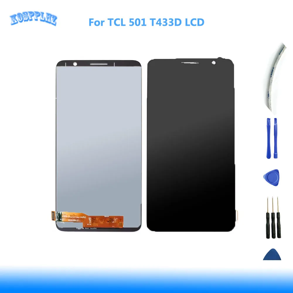 

6,0 "для TCL 501 T433D ЖК-дисплей с сенсорным экраном и бесплатными инструментами