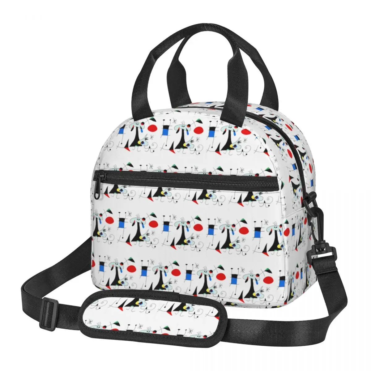 Joan Miro Abstract Surrealism Insulated Lunch Bag for School Picnic Storage Food Boxes Portable Cooler Thermal Lunch Box Tote