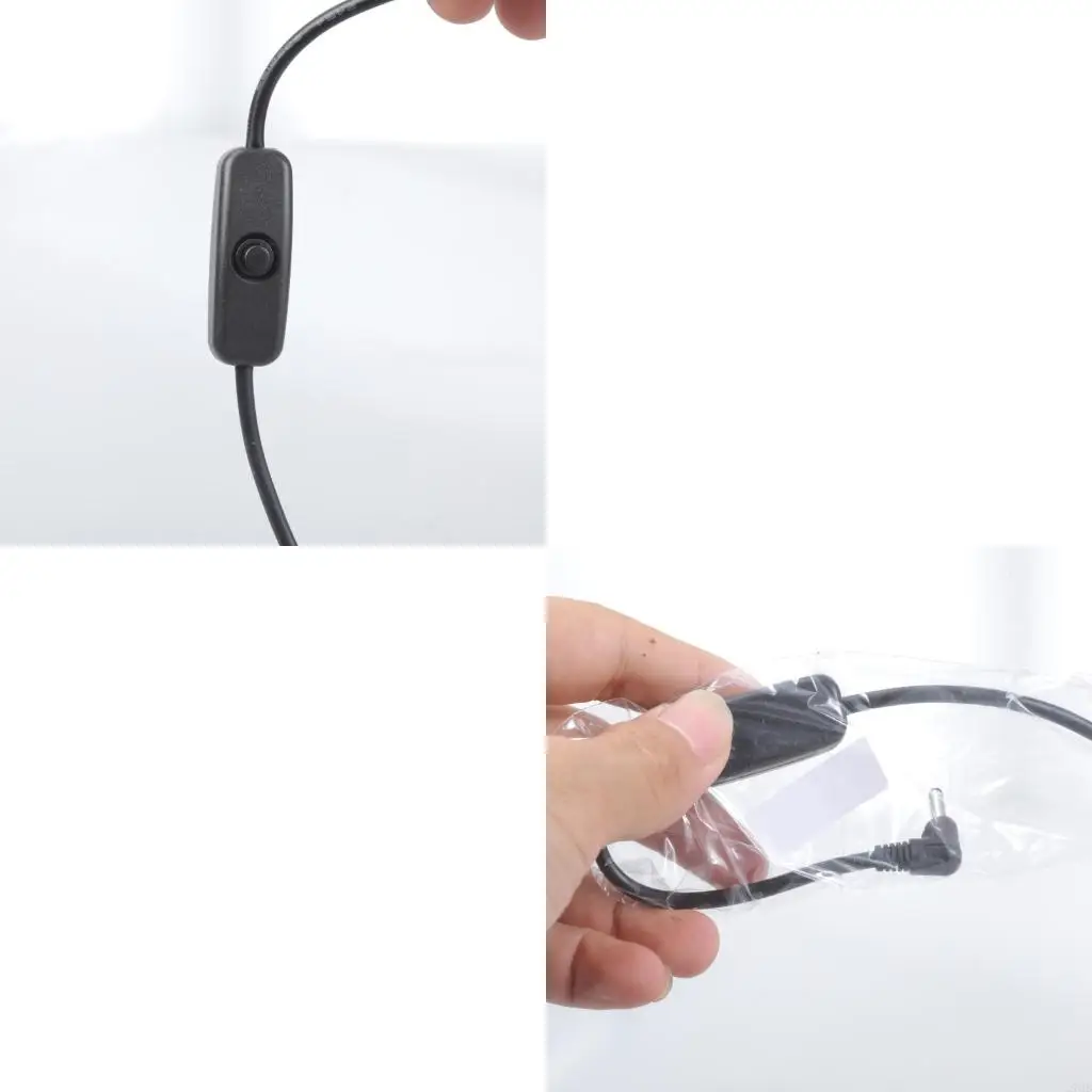 

Power Plug 3.5mmx1.35mm Male Plug to 3.5x1.35mm Famale Adapter Connector Cable Cord for LED Light CCTV Security Camera