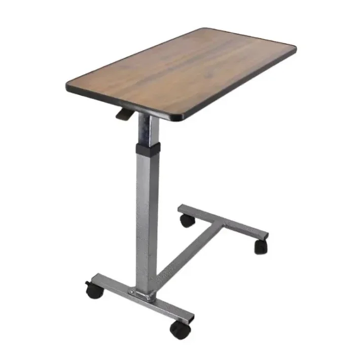 2026 Convenient Hospital Overbed Nursing Table With Wheels For Bedside Use Quality Furniture