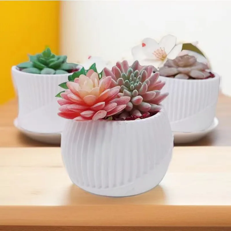 

Circular Gear Pattern Flowerpot Silicone Mold DIY Cement Gypsum Epoxy Resin Pouring Mold Home Decoration Ornaments