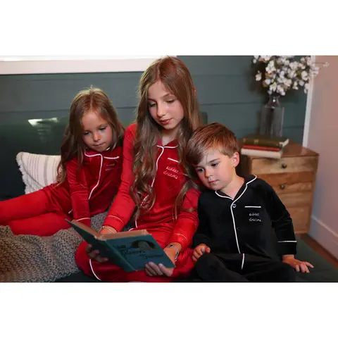 Dubbelknäppta kostymer för far och son, 2 stycken, matchande familjekläder, smal passform, bröllop, smoking för män, pojke, anpassad 8 best sales matchande träningsoveraller för far och son - №7