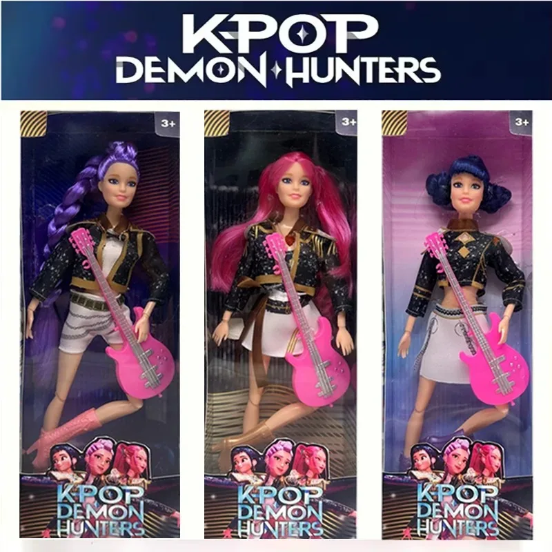 NOUVEAU jouet poupée Kpop chasseurs de démons figurine jouet Rumi Mira Zoey belle princesse bébé fille poupée en plastique bricolage jouet pour fille ;' ——