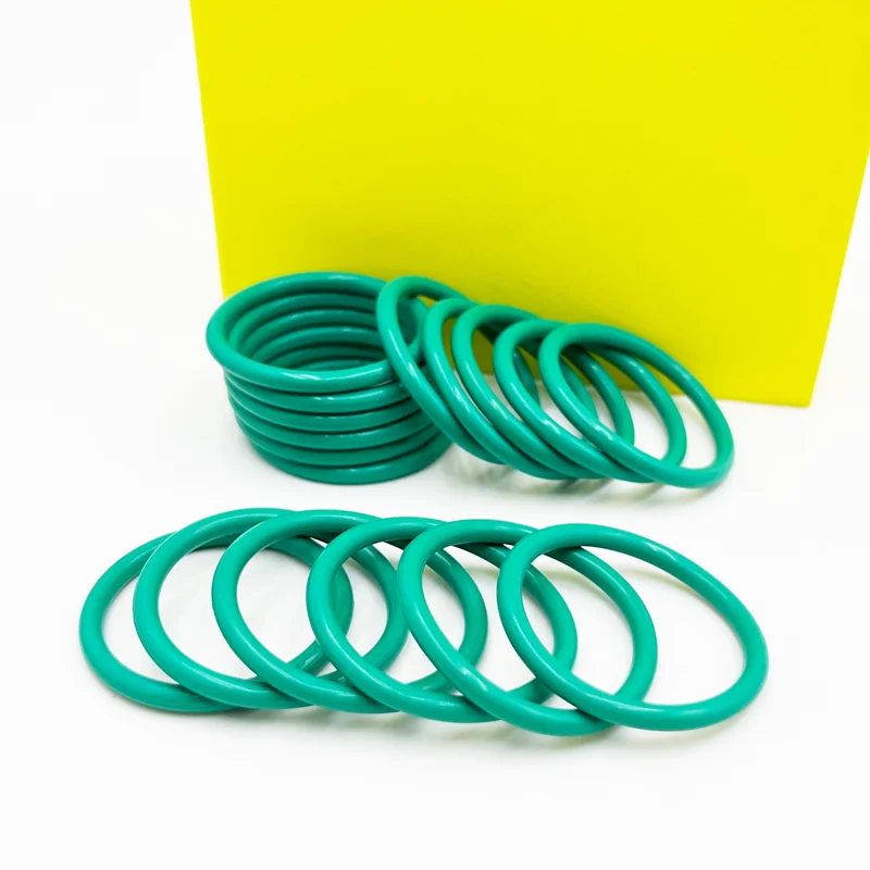 FKM Fluorine Oxygen O-ring Sealing Ring O Ring Green CS 1mm~3.1mm Oil-resistant High-temperature Corrosion Fluororubber Seal Kit