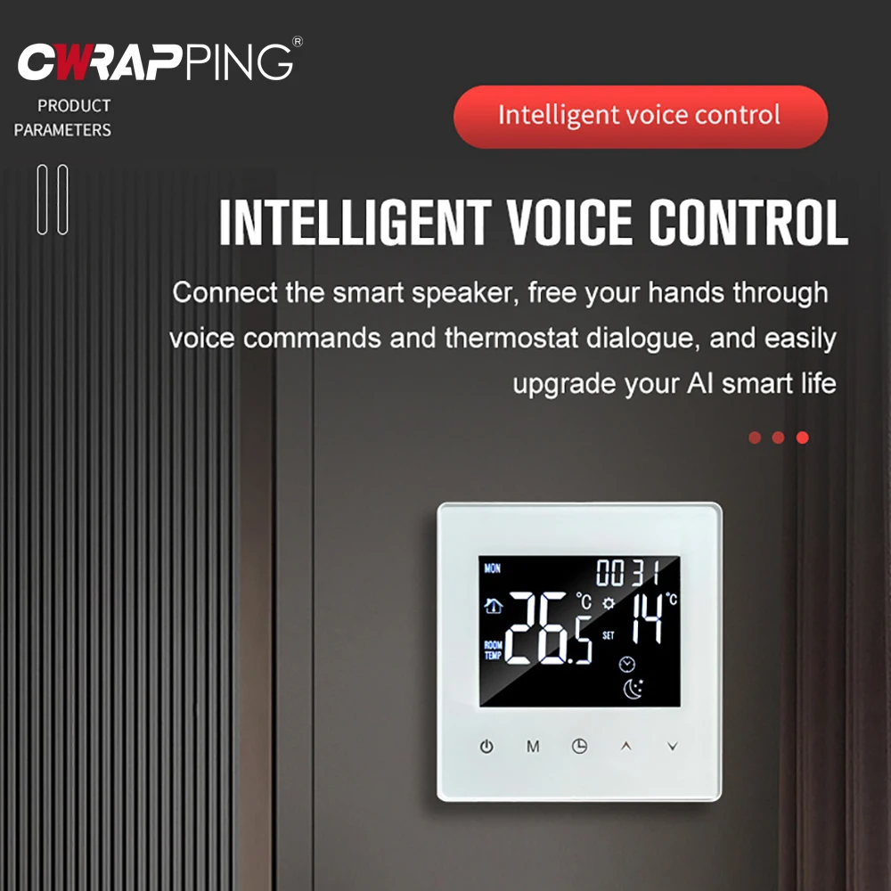 

Умный термостат, обустройство дома, Wi-Fi, метеостанция, настенные часы, термостат радиатора для теплого пола, термометр, домашний помощник